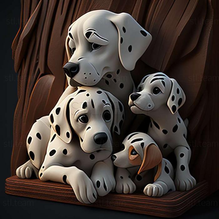 3D model Disneys 102 Dalmatians Puppies to the Rescue game (STL)